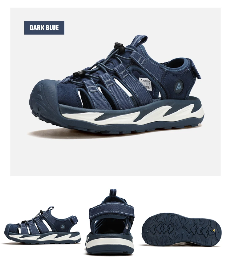 HUMTTO Summer Beach Outdoor Sandals Non-Slip Hiking Sneakers Male Breathable Men Wading Shoes Quick-Drying Aqua Shoes for Men's