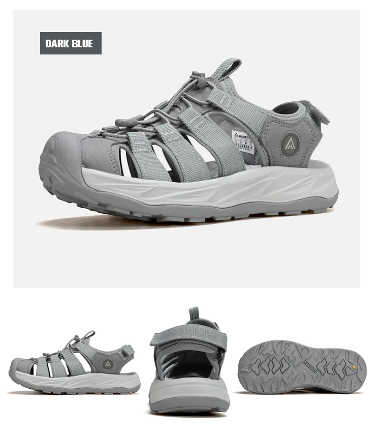 HUMTTO Summer Beach Outdoor Sandals Non-Slip Hiking Sneakers Male Breathable Men Wading Shoes Quick-Drying Aqua Shoes for Men's