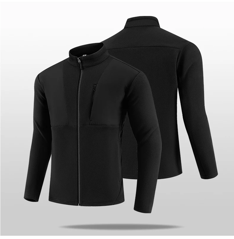 SBWL New Men's Autumn/Winter Outdoor Skiing Running Warm Thick Long Sleeve Base Shirt Fashion Casual Fitness Jacket T-Shirt Tops