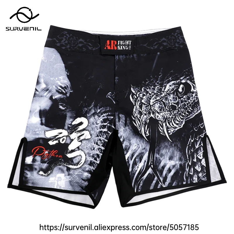 MMA Shorts Kickboxing Short Men's Fight Shorts Mixed Martial Arts BJJ Jiu Jitsu Muay Thai Pants Grappling Boxing Training Trunks
