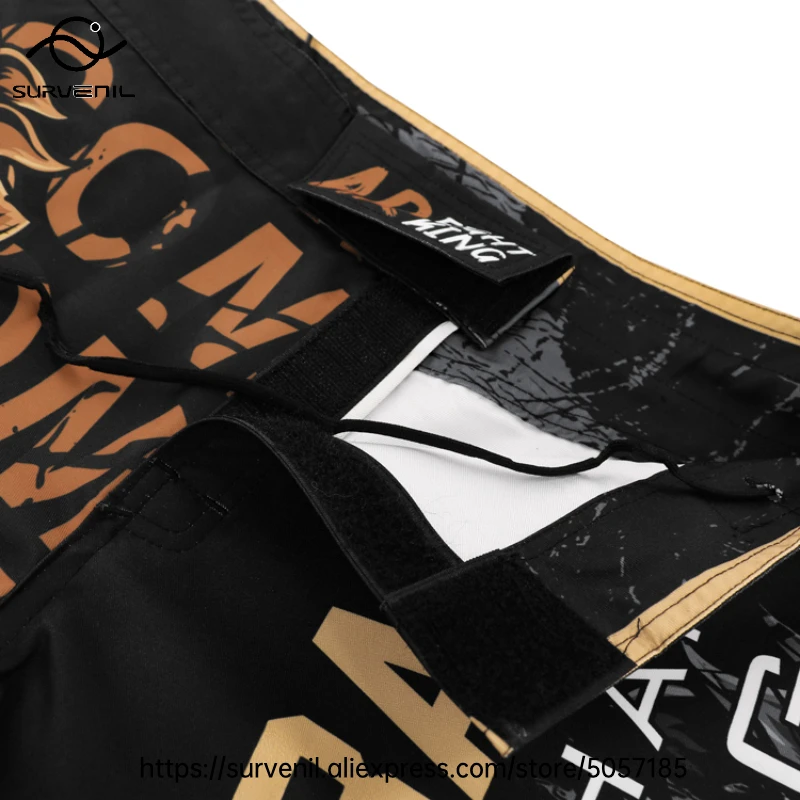 MMA Shorts Kickboxing Short Men's Fight Shorts Mixed Martial Arts BJJ Jiu Jitsu Muay Thai Pants Grappling Boxing Training Trunks