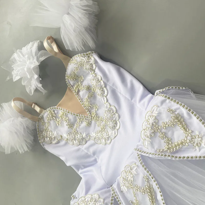 Children's Ballet Dress Performance Tulle Skirt Puffy Dress Multi-Colored Performance Outfit Competition Gauze Skirt Ballet Leo