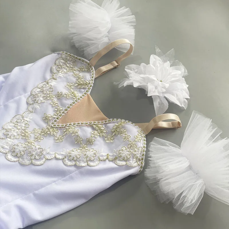 Children's Ballet Dress Performance Tulle Skirt Puffy Dress Multi-Colored Performance Outfit Competition Gauze Skirt Ballet Leo