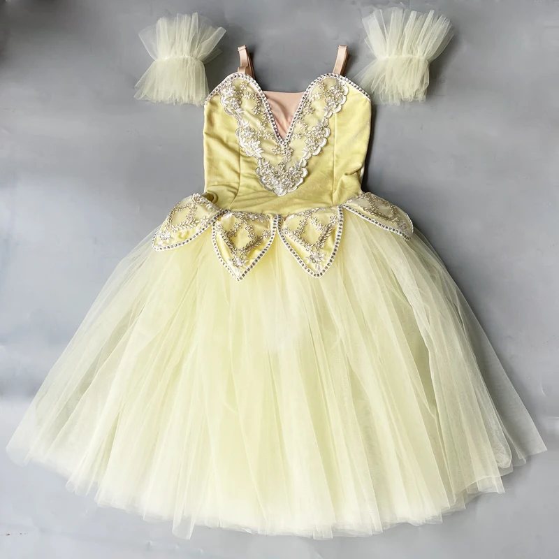 Children's Ballet Dress Performance Tulle Skirt Puffy Dress Multi-Colored Performance Outfit Competition Gauze Skirt Ballet Leo