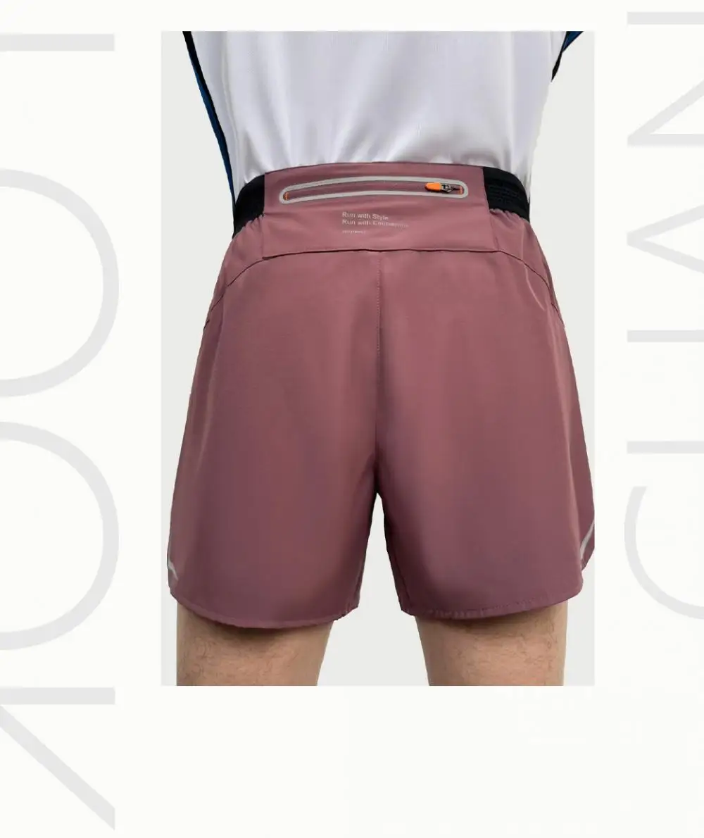 Men Running Shorts Gym Marathon Track Sports Shorts 2 In 1 Quick Dry Workout Training Gym Fitness Short Pants Summer Men Shorts