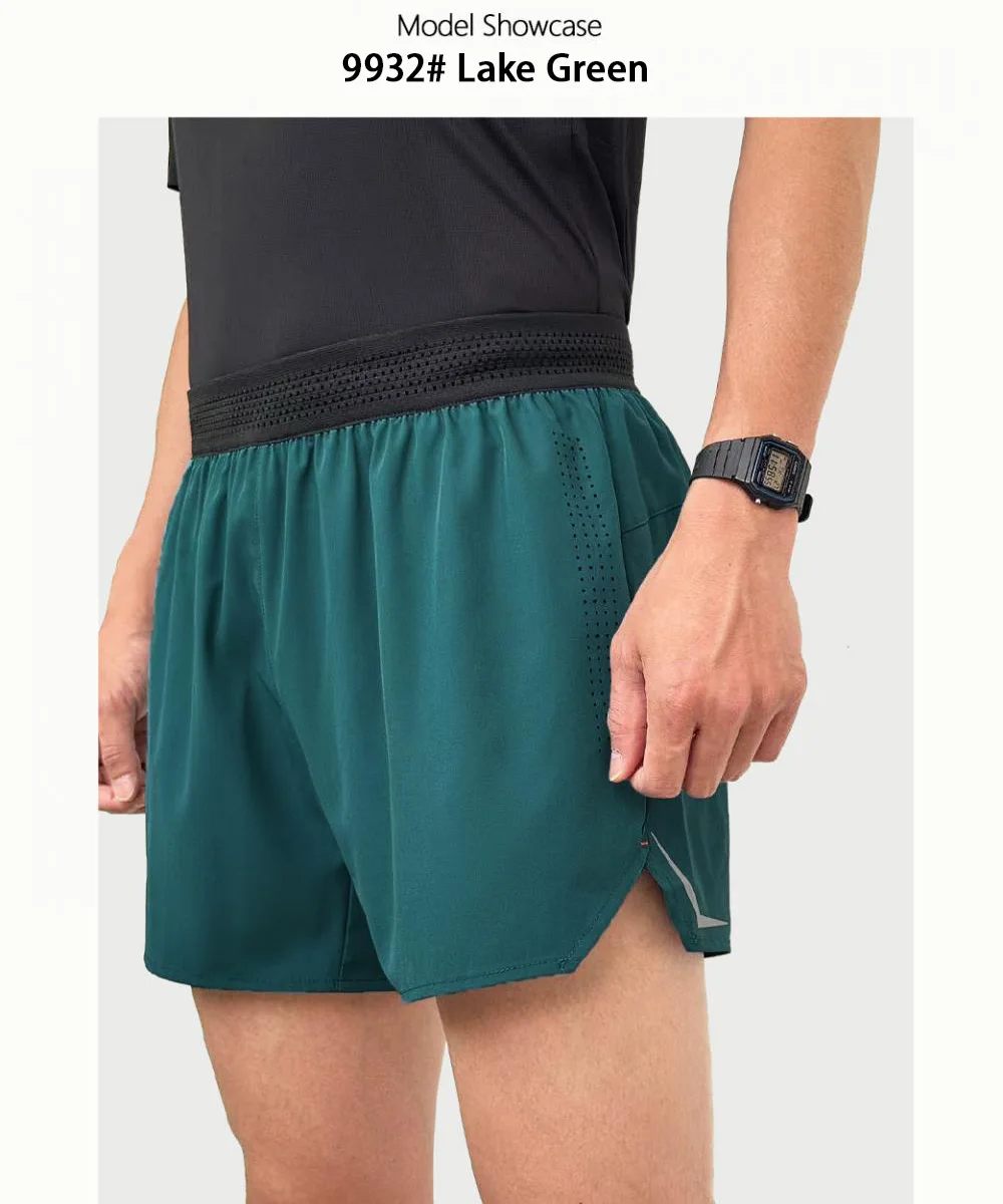 Men Running Shorts Gym Marathon Track Sports Shorts 2 In 1 Quick Dry Workout Training Gym Fitness Short Pants Summer Men Shorts