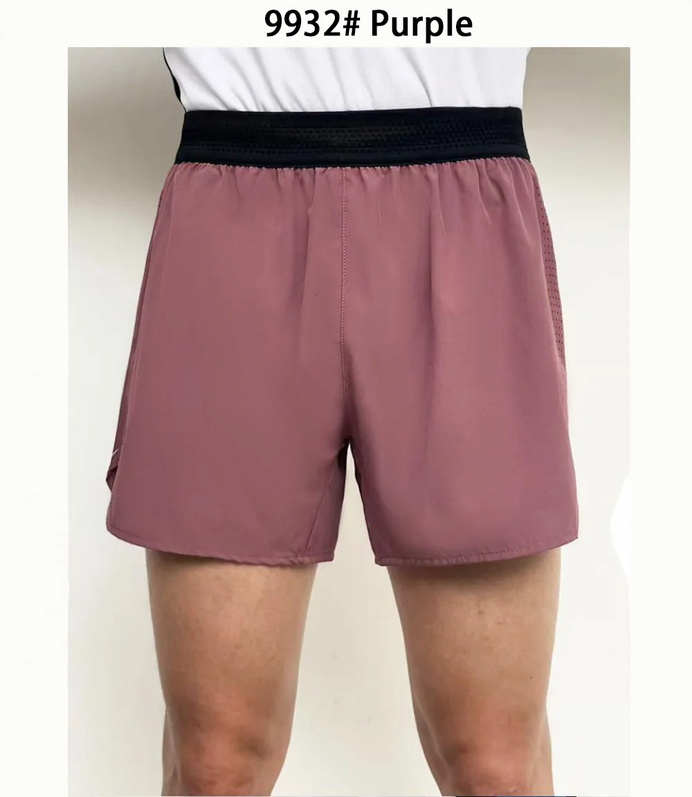 Men Running Shorts Gym Marathon Track Sports Shorts 2 In 1 Quick Dry Workout Training Gym Fitness Short Pants Summer Men Shorts