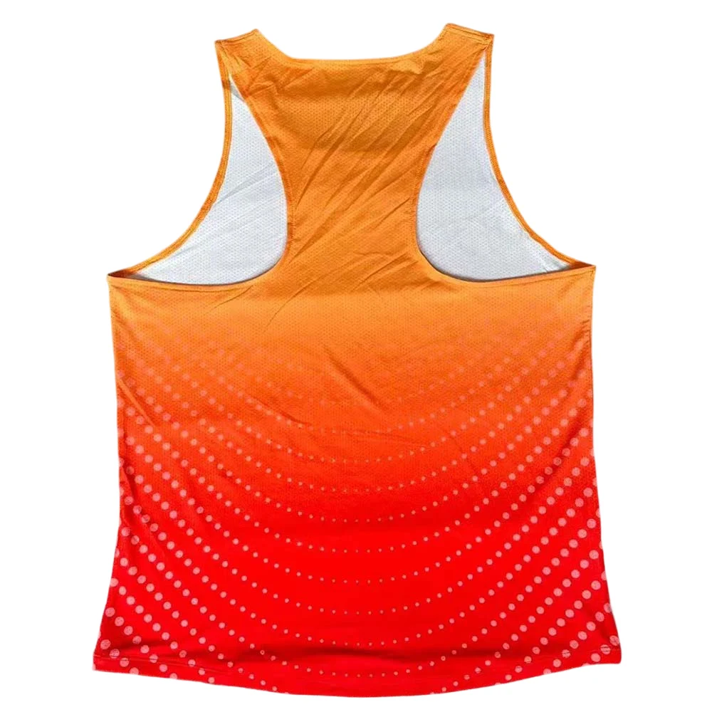 Running Vest Athletics Tank Top Speed Fitness Shirt Sleeveless Men Athlete Track Field Singlet