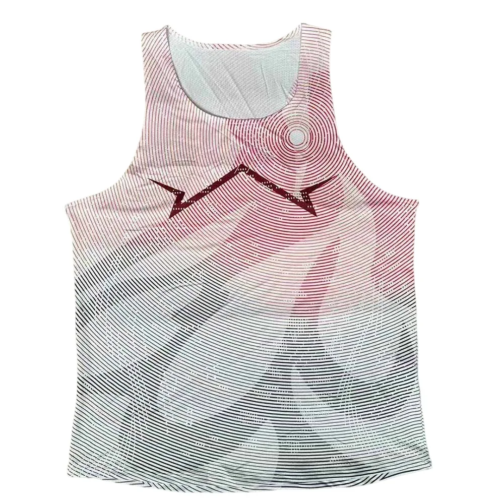 Running Vest Athletics Tank Top Speed Fitness Shirt Sleeveless Men Athlete Track Field Singlet