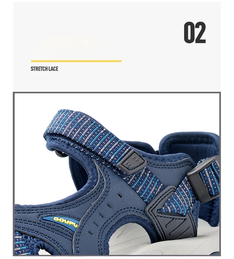 New Men's and Women's Shoes Summer Outdoor Student Sandals Anti Slip Soft Bottom Sneakers Flat Bottom Breathable Beach Sandals