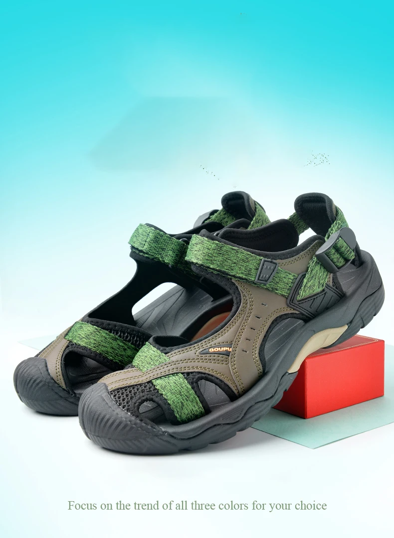 New Men's and Women's Shoes Summer Outdoor Student Sandals Anti Slip Soft Bottom Sneakers Flat Bottom Breathable Beach Sandals