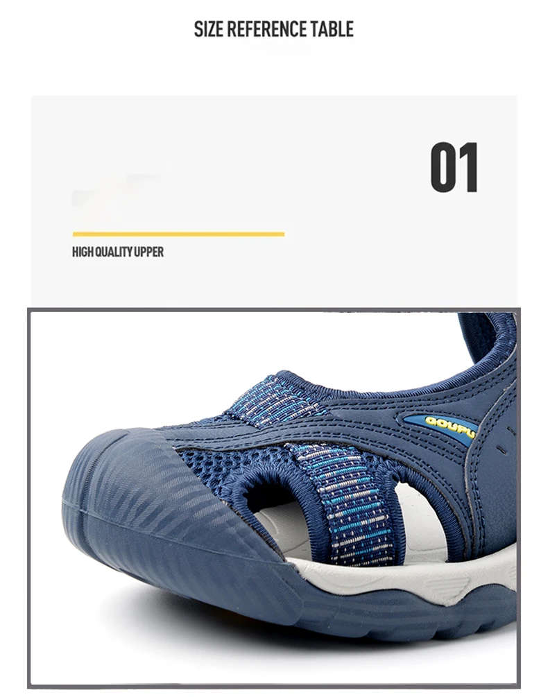 New Men's and Women's Shoes Summer Outdoor Student Sandals Anti Slip Soft Bottom Sneakers Flat Bottom Breathable Beach Sandals