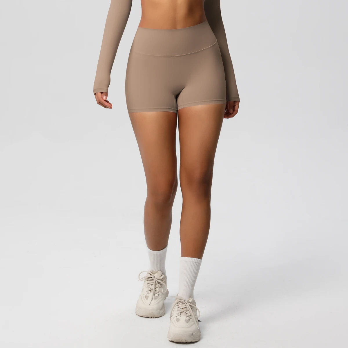 Woman's Yoga Fitness Shorts Push Up Running Cycling Peach Butt Yoga Pants Sports High Waist Quick Drying Legging Gym Shorts
