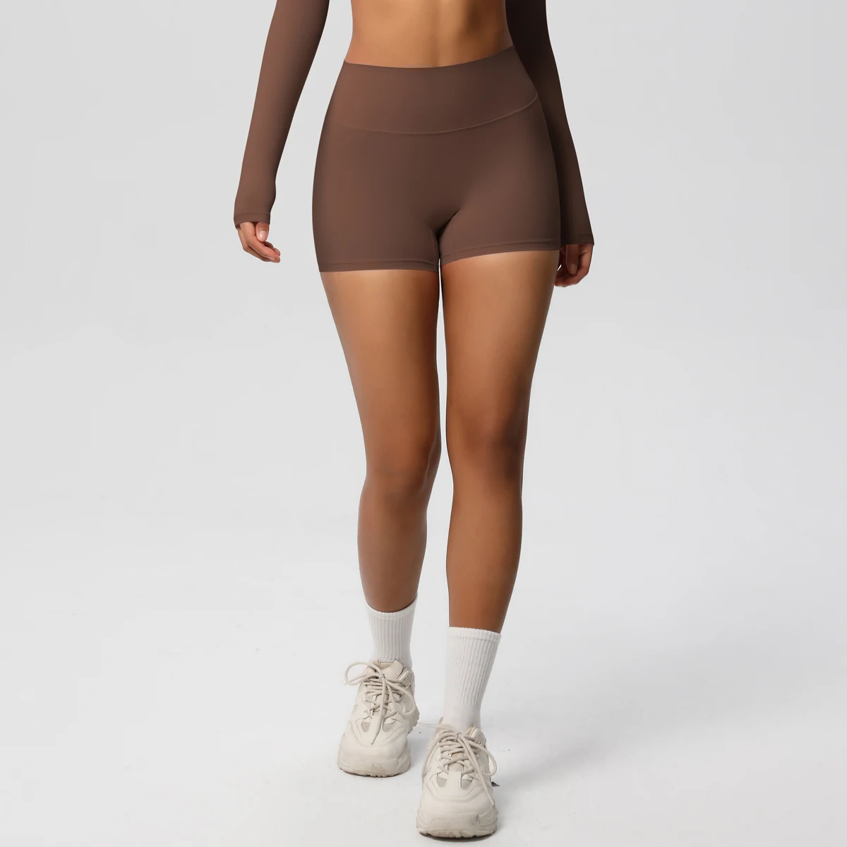 Woman's Yoga Fitness Shorts Push Up Running Cycling Peach Butt Yoga Pants Sports High Waist Quick Drying Legging Gym Shorts