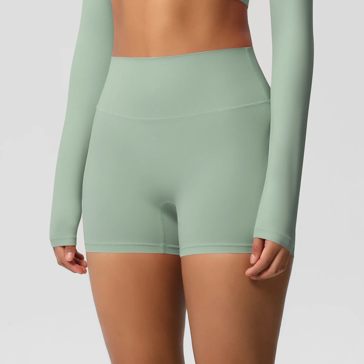 Woman's Yoga Fitness Shorts Push Up Running Cycling Peach Butt Yoga Pants Sports High Waist Quick Drying Legging Gym Shorts