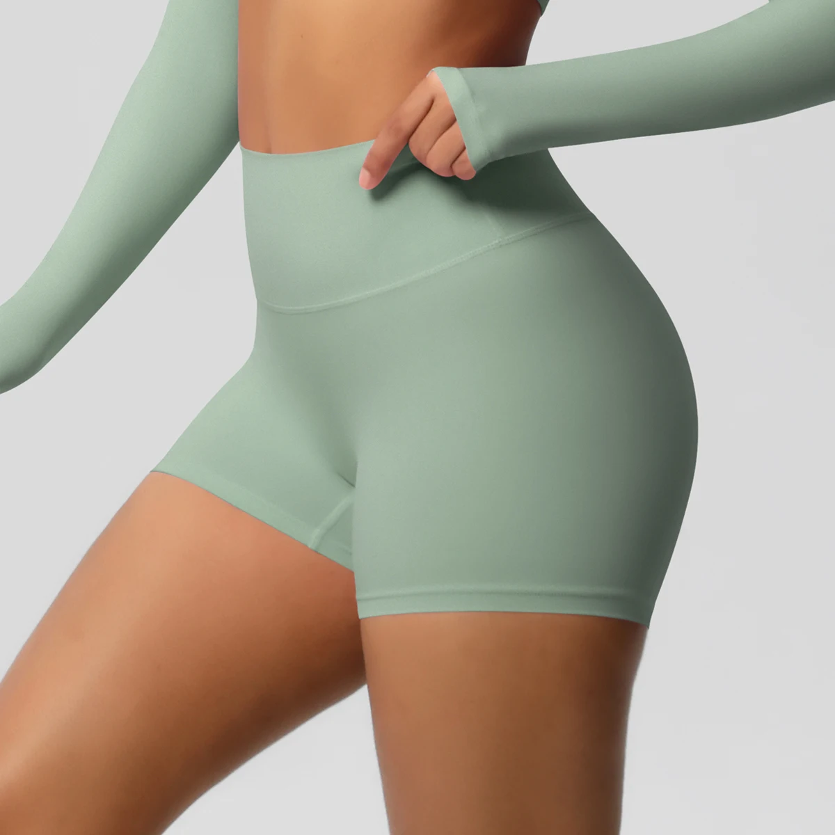 Woman's Yoga Fitness Shorts Push Up Running Cycling Peach Butt Yoga Pants Sports High Waist Quick Drying Legging Gym Shorts