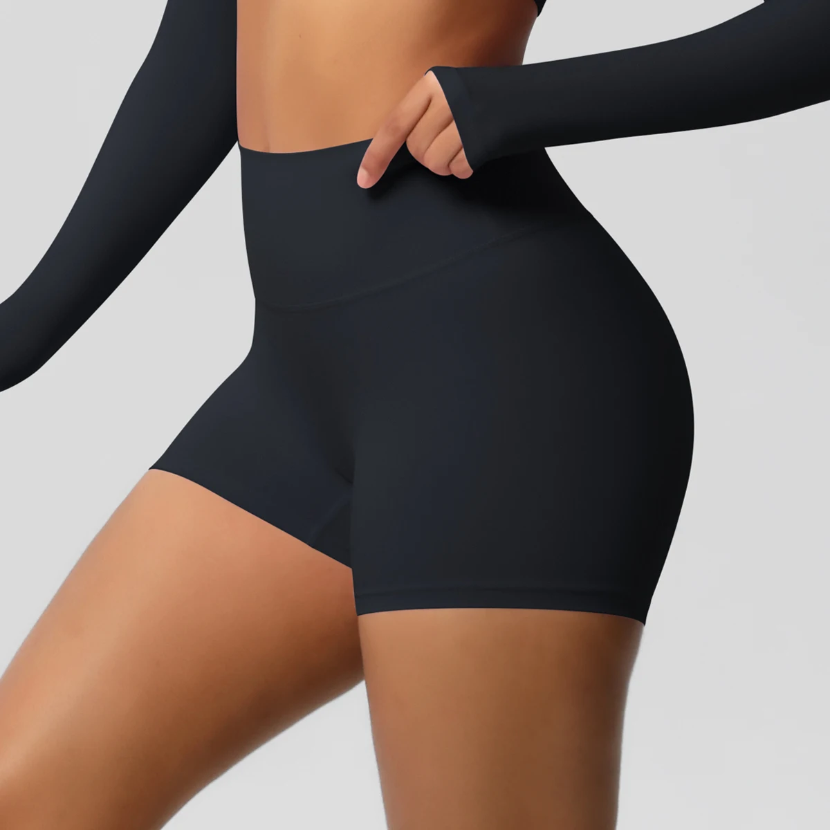 Woman's Yoga Fitness Shorts Push Up Running Cycling Peach Butt Yoga Pants Sports High Waist Quick Drying Legging Gym Shorts