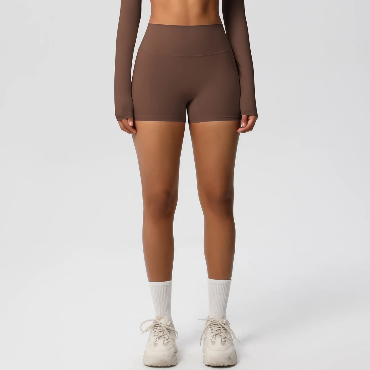 Woman's Yoga Fitness Shorts Push Up Running Cycling Peach Butt Yoga Pants Sports High Waist Quick Drying Legging Gym Shorts
