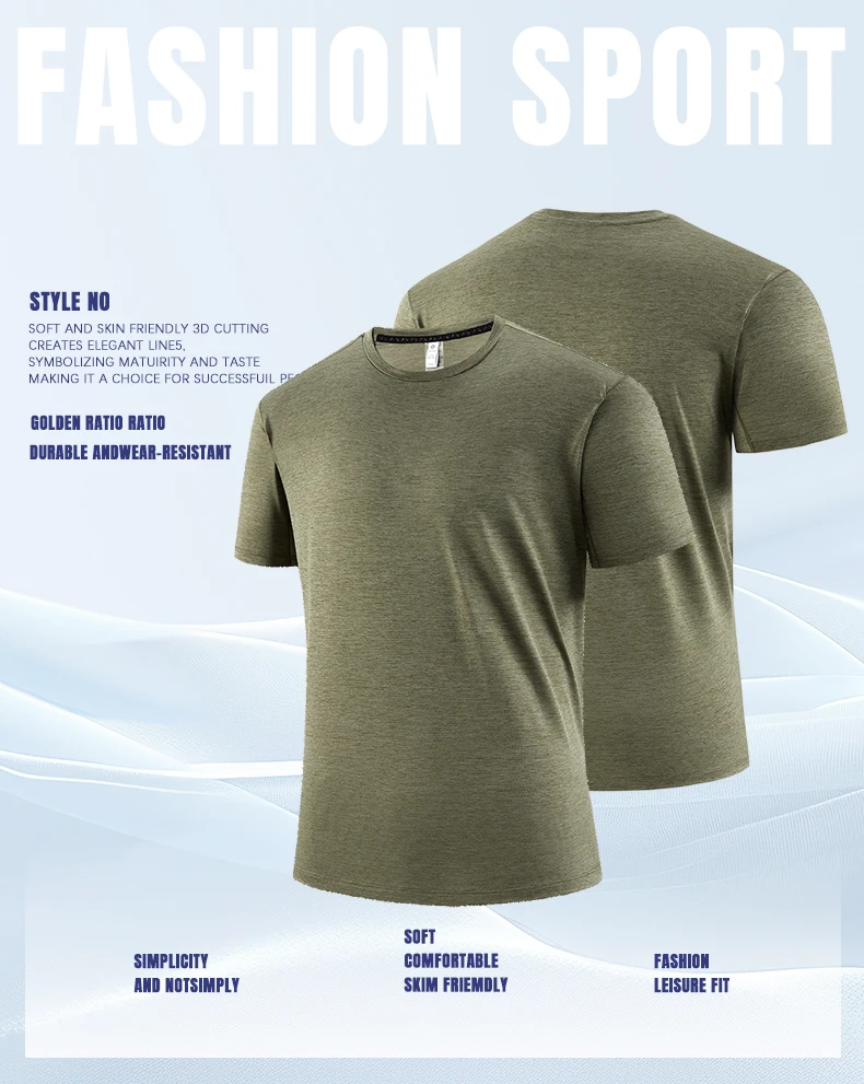 SBWL 2026 New Summer High-Quality Outdoor Sports and Indoor Fitness Quick-Drying T-Shirt, Fashion and Casual Short-Sleeved Tops