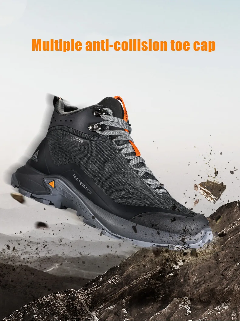 HUMTTO Winter Hiking Shoes for Men Brand Outdoor Training Walking Sneakers for Men's Mountain Climbing Trekking Sports Man Boots