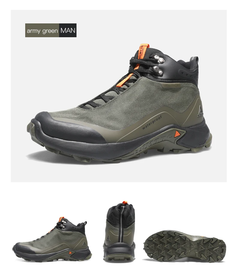 HUMTTO Winter Hiking Shoes for Men Brand Outdoor Training Walking Sneakers for Men's Mountain Climbing Trekking Sports Man Boots