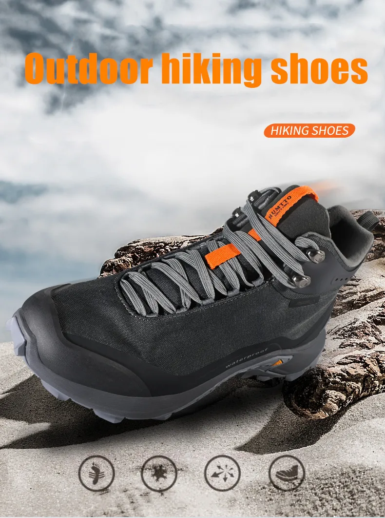 HUMTTO Winter Hiking Shoes for Men Brand Outdoor Training Walking Sneakers for Men's Mountain Climbing Trekking Sports Man Boots