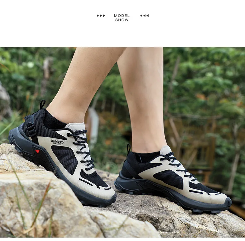 HUMTTO Winter Hiking Shoes for Men Brand Outdoor Training Walking Sneakers for Men's Mountain Climbing Trekking Sports Man Boots