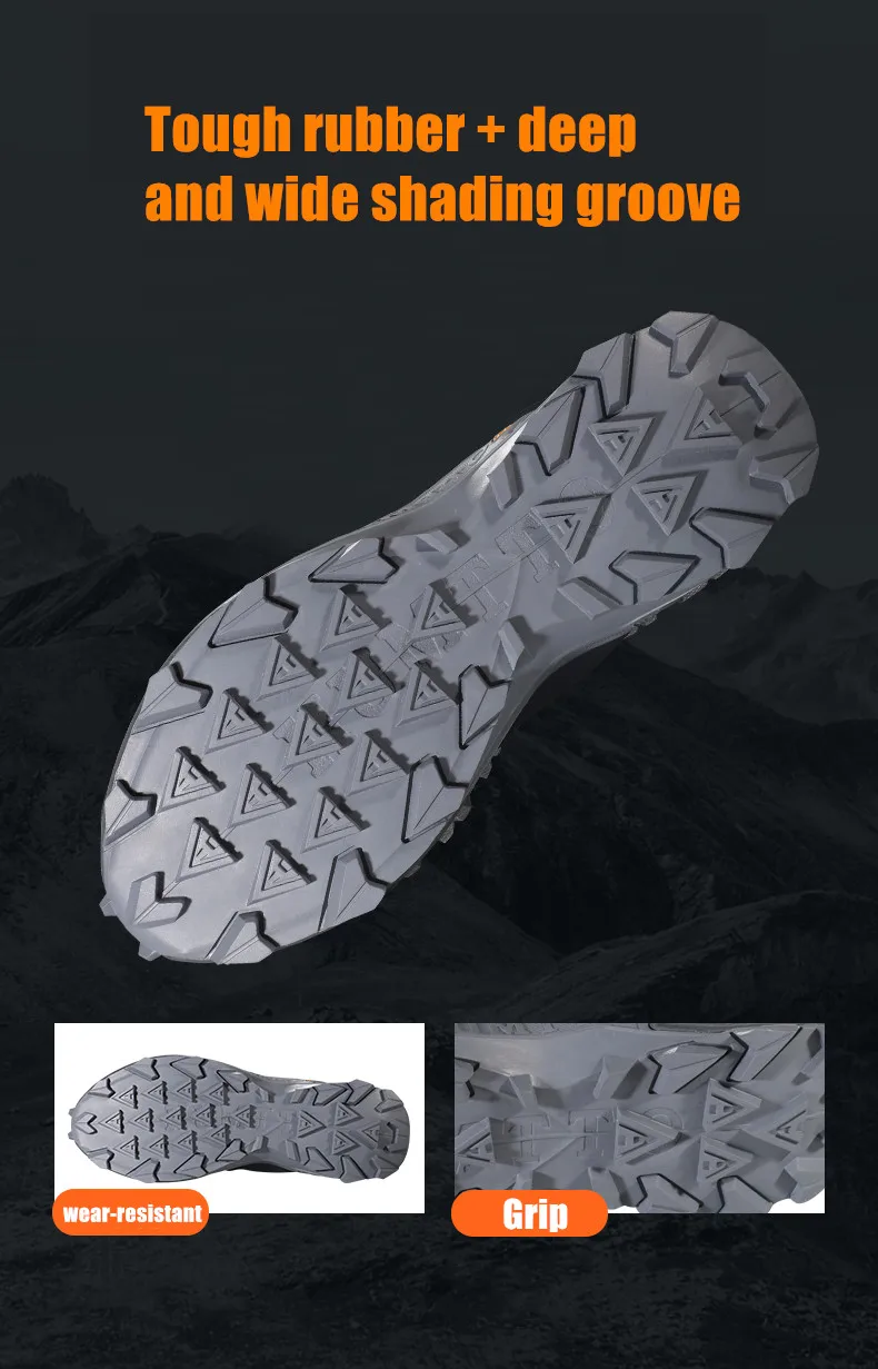 HUMTTO Winter Hiking Shoes for Men Brand Outdoor Training Walking Sneakers for Men's Mountain Climbing Trekking Sports Man Boots