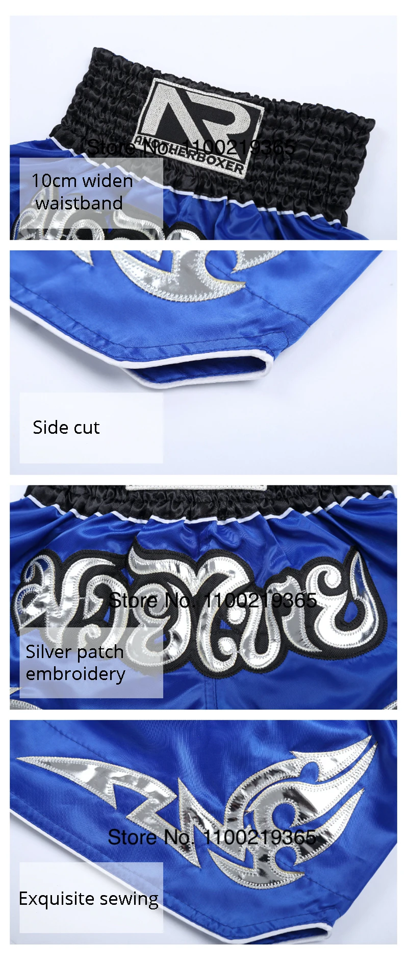 Tiger Muay Thai Shorts Satin Kick Boxing Shorts Mens Women Kids Gym Martial Arts MMA Training Clothes BJJ Fight Kickboxing Pants