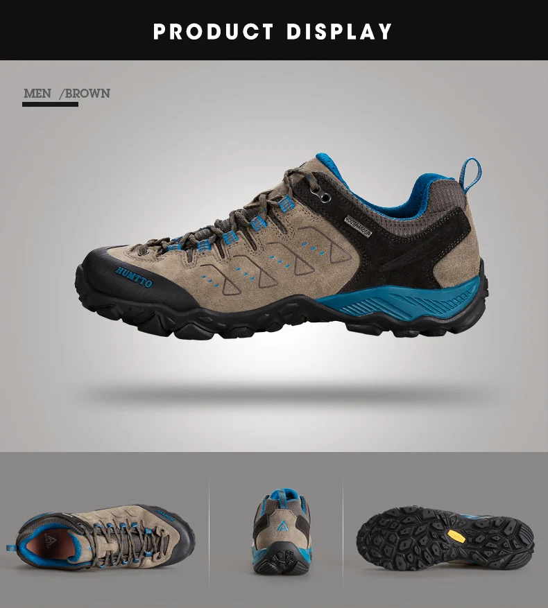 HUMTTO Trekking Shoes for Women Winter Hiking Shoes Womens Waterproof New Luxury Designer Climbing Leather Casual Woman Sneakers