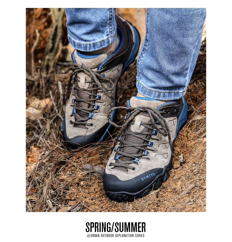 HUMTTO Trekking Shoes for Women Winter Hiking Shoes Womens Waterproof New Luxury Designer Climbing Leather Casual Woman Sneakers
