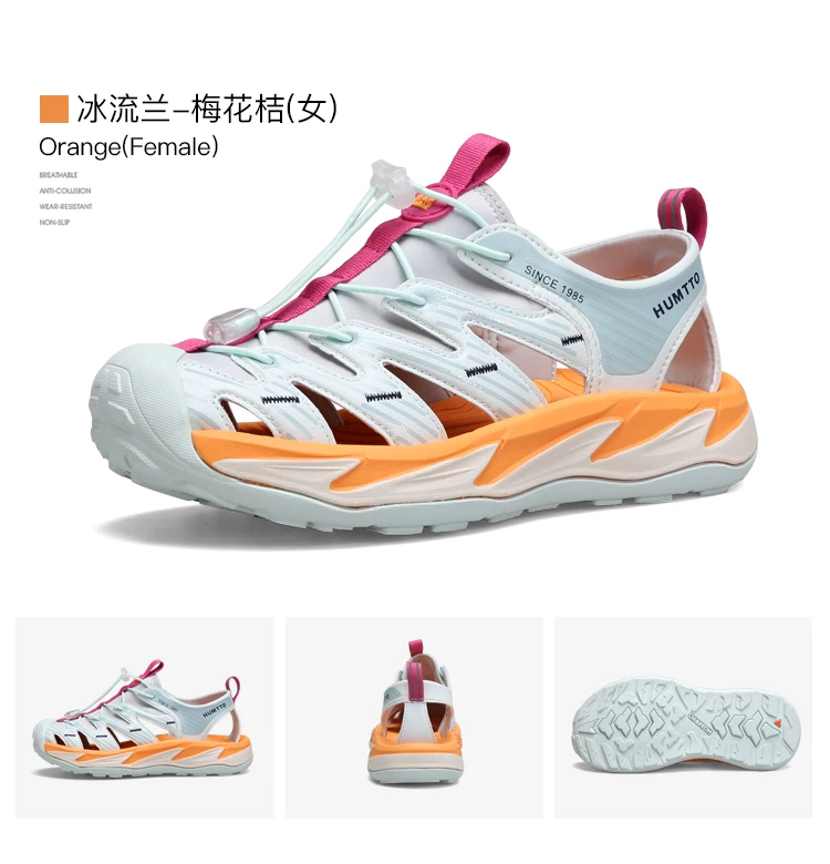 HUMTTO Women Upstream Shoes Outdoor Trekking Wading Aqua Shoes Breathable Mesh Quick drying ankle Sneakers men water shoes