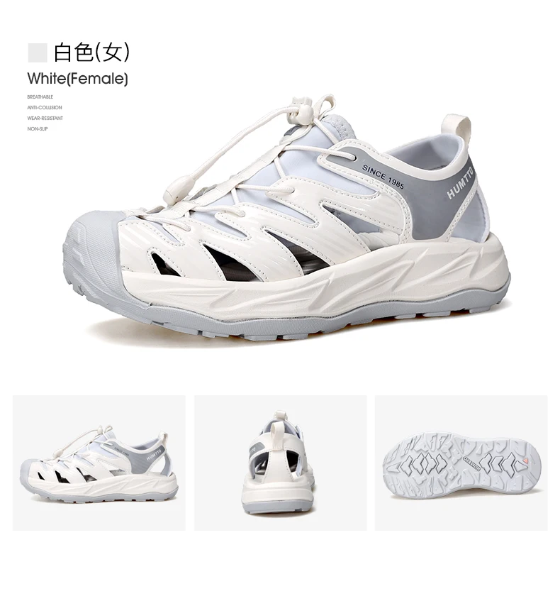 HUMTTO Women Upstream Shoes Outdoor Trekking Wading Aqua Shoes Breathable Mesh Quick drying ankle Sneakers men water shoes