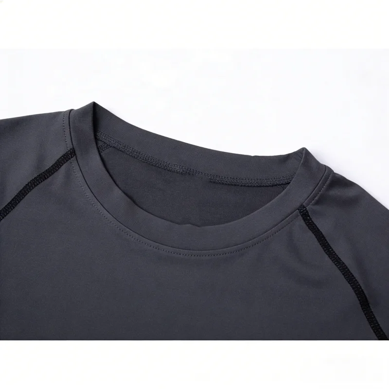 Sportswear Sweatshirts for Men's Running Compression T-Shirt Short Sleeve Gym Casual Workout Fitness Jogging Fashion Tight Fit