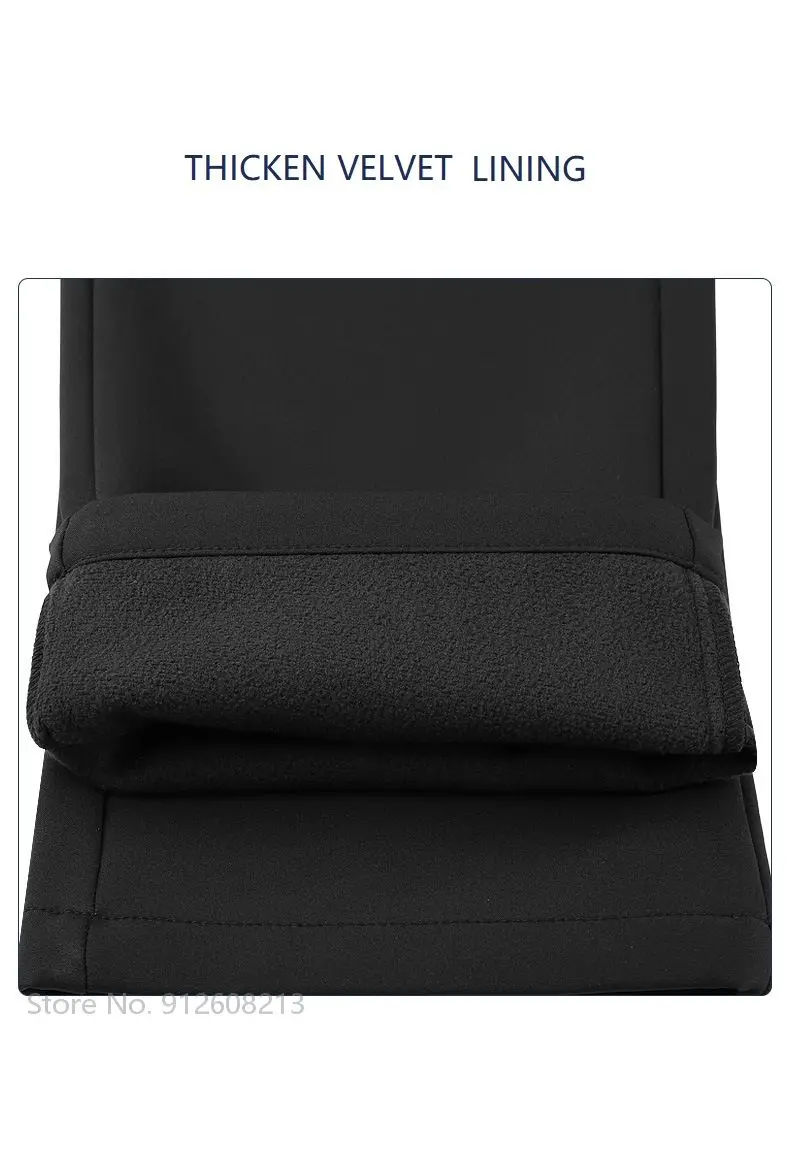 PGM Men Waterproof Sports Golf Sweatpant Velvet Warm Golf Pants Man Elastic Leisure Trousers Winter Full Length Bottoms XXS-XXXL