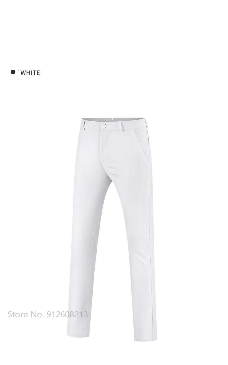 PGM Men Waterproof Sports Golf Sweatpant Velvet Warm Golf Pants Man Elastic Leisure Trousers Winter Full Length Bottoms XXS-XXXL