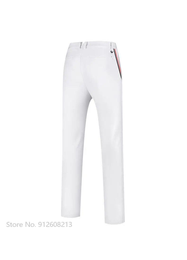 PGM Men Waterproof Sports Golf Sweatpant Velvet Warm Golf Pants Man Elastic Leisure Trousers Winter Full Length Bottoms XXS-XXXL