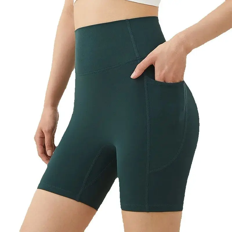 High Waist Women's Sports Yoga Shorts Quick Drying Hip Lift Fitness Running Cycling 3-Point Quick Dry Yoga Shorts Gym Shorts