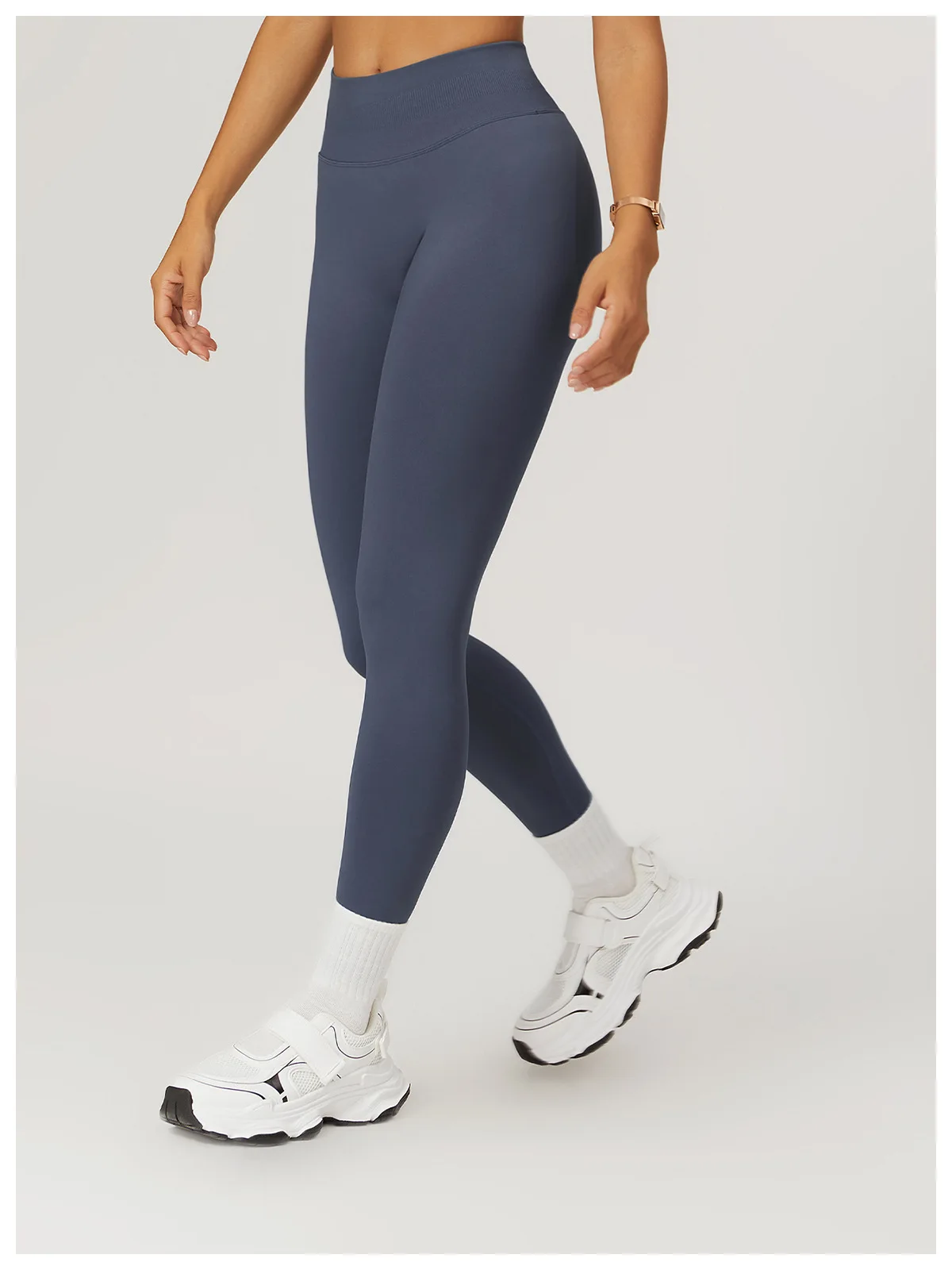 Seamless Fitness Leggings Women Sport High Waist Elastic Ribbed Yoga Leggings Gym Jogging Quick Dry Push Up Slim Pants Female