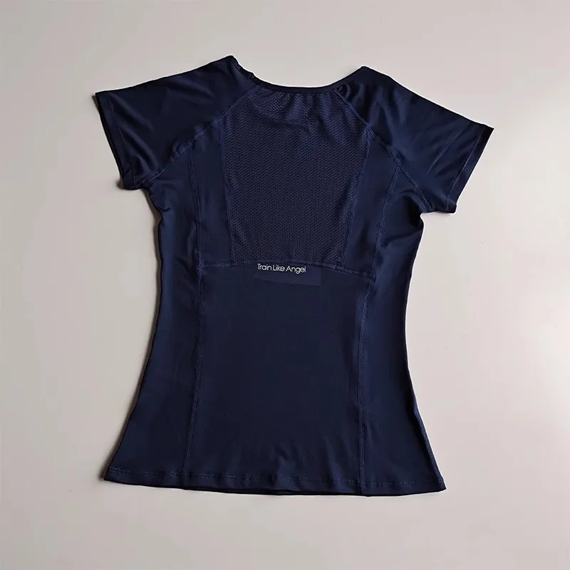 Outdoor Sports Shirt Sportswear Yoga Wear Women's Sports T-Shirt Fitness Clothes Running Yoga Top Female Workout Tops T-shirt