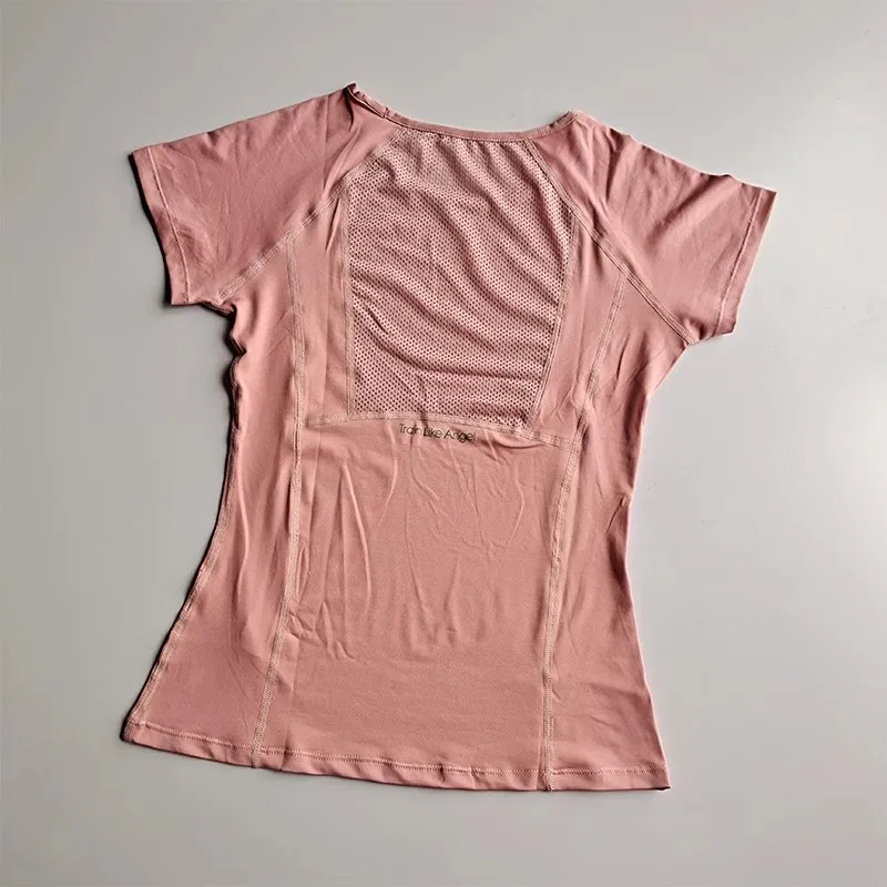Outdoor Sports Shirt Sportswear Yoga Wear Women's Sports T-Shirt Fitness Clothes Running Yoga Top Female Workout Tops T-shirt