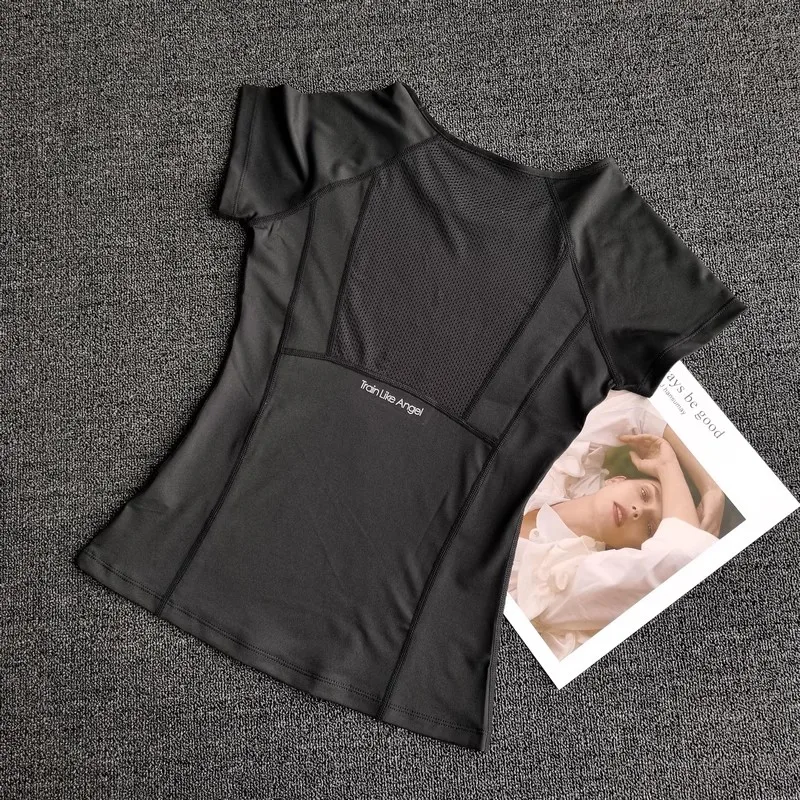 Outdoor Sports Shirt Sportswear Yoga Wear Women's Sports T-Shirt Fitness Clothes Running Yoga Top Female Workout Tops T-shirt