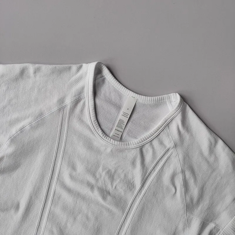 Summer Women's Short Sleeve Yoga T-Shirt Sports Shirt Gym Clothes Fitness Blouse Running Sweatshirt Casual Yoga Clothing Top