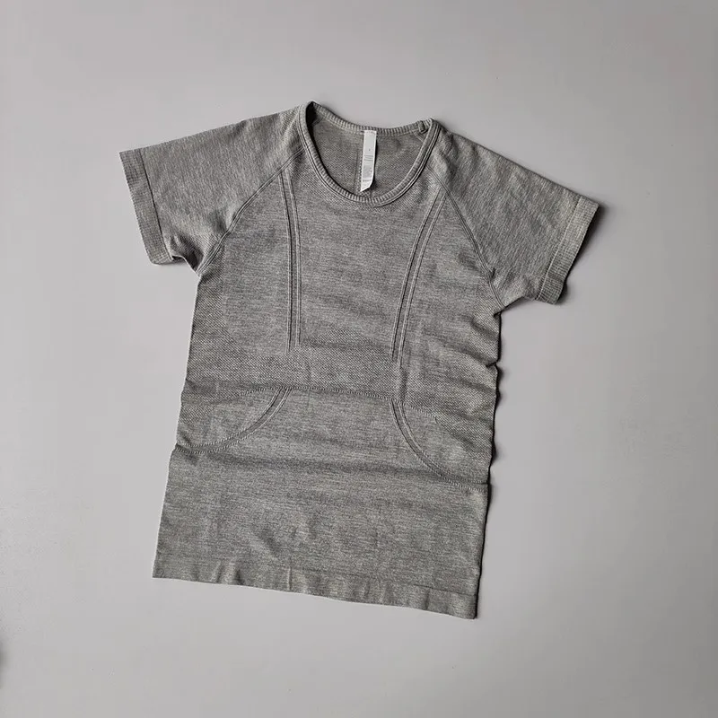 Summer Women's Short Sleeve Yoga T-Shirt Sports Shirt Gym Clothes Fitness Blouse Running Sweatshirt Casual Yoga Clothing Top