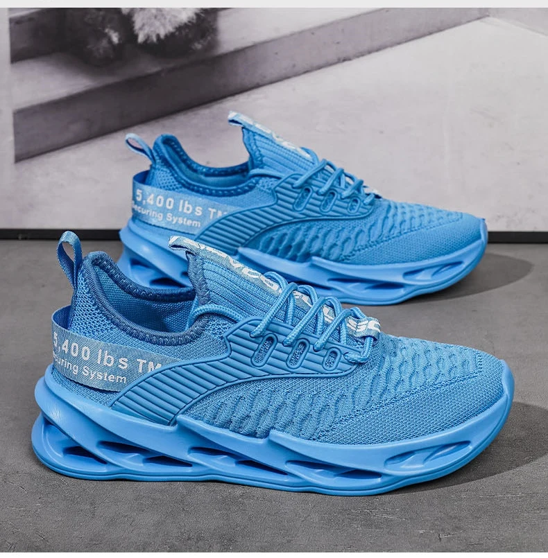 Hot Sale Summer Pink Casual Sneakers Women Men Blade Shoes Big Size 46 Light Breathable Running Shoes Men Mesh Sports Sneakers