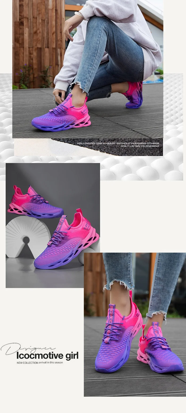Hot Sale Summer Pink Casual Sneakers Women Men Blade Shoes Big Size 46 Light Breathable Running Shoes Men Mesh Sports Sneakers