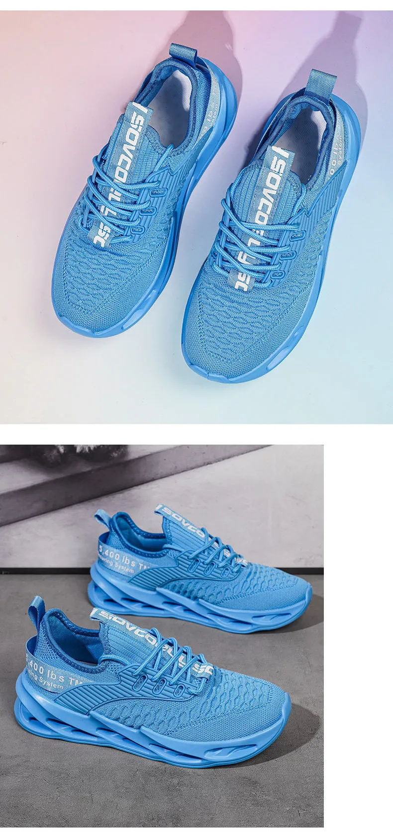 Hot Sale Summer Pink Casual Sneakers Women Men Blade Shoes Big Size 46 Light Breathable Running Shoes Men Mesh Sports Sneakers