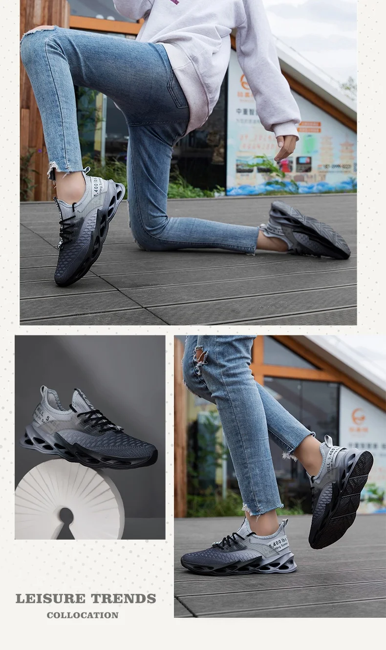 Hot Sale Summer Pink Casual Sneakers Women Men Blade Shoes Big Size 46 Light Breathable Running Shoes Men Mesh Sports Sneakers