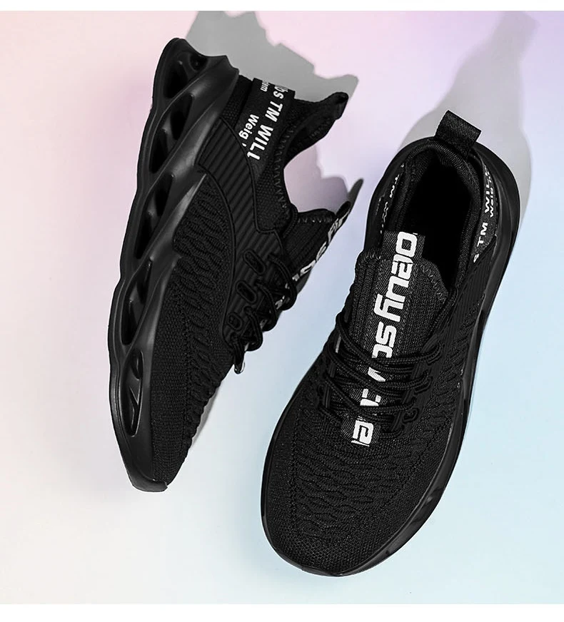 Hot Sale Summer Pink Casual Sneakers Women Men Blade Shoes Big Size 46 Light Breathable Running Shoes Men Mesh Sports Sneakers