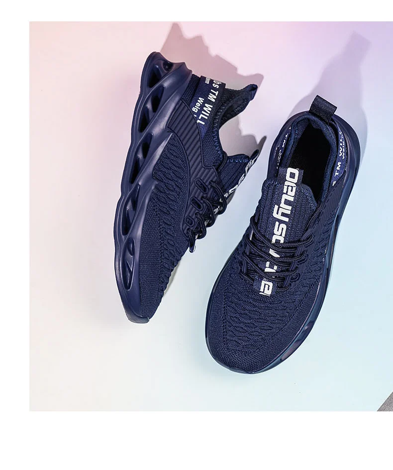 Hot Sale Summer Pink Casual Sneakers Women Men Blade Shoes Big Size 46 Light Breathable Running Shoes Men Mesh Sports Sneakers